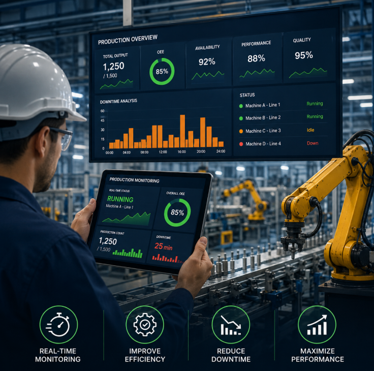 solution production monitoring